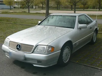 Gebraucht Mercedes SL280 193 PS (141 kW) 1995 Silber Cabrio