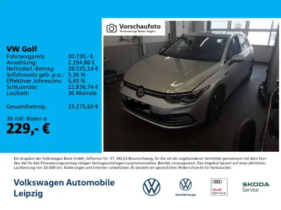 Gebraucht VW Golf VIII Style 150 PS (110 kW) 2020 Silber Limousine