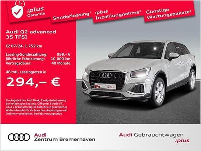 Gebraucht Audi Q2 Advanced Plus 150 PS (110 kW) 2024 Tausilber metallic SUV