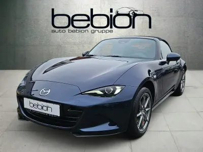 Neu Mazda MX5 Exclusive-Line 132 PS (97 kW) 2025 Blau Cabrio