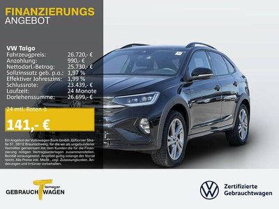 Gebraucht VW Taigo R-line 150 PS (110 kW) 2024 Schwarz SUV