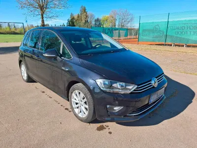 Gebraucht VW Golf Sportsvan LOUNGE 125 PS (91 kW) 2015 Deep black perleffekt Van / Kleinbus
