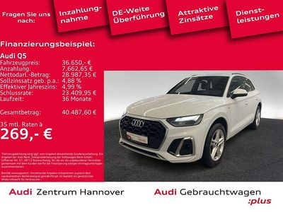 Gebraucht Audi Q5 Ambiente 204 PS (150 kW) 2022 Gletscherweiß metallic SUV