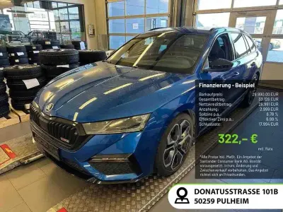 Gebraucht Skoda Octavia RS 245 PS (180 kW) 2021 Raceblau metallic Kombi
