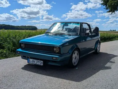 Gebraucht VW Golf Cabriolet 98 PS (72 kW) 1991 Blau Cabrio