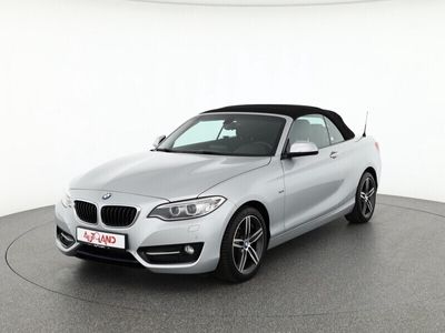 gebraucht BMW 220 i Cabrio Sport Line Xenon Navi KeylessGo PDC