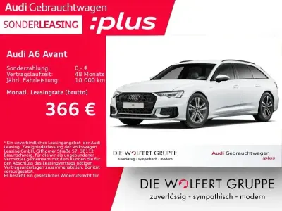 Gebraucht Audi A6 S-Line 204 PS (150 kW) 2025 Gletscherweiß metallic Kombi