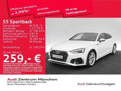 Gebraucht Audi S5 Sportback Sport 341 PS (250 kW) 2024 Weiß Kleinwagen