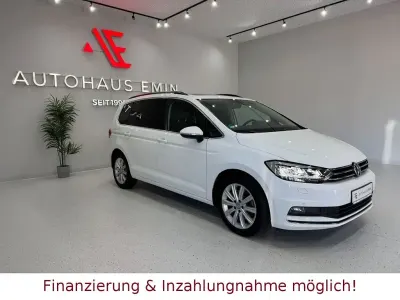 Gebraucht VW Touran Highline 179 PS (131 kW) 2018 Pure white Van / Kleinbus