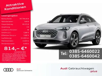 Neu Audi Q5 Sportback Sport 204 PS (150 kW) 2026 Silber SUV