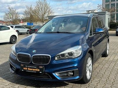 Gebraucht BMW 218 Gran Tourer Luxury Line 150 PS (110 kW) 2017 Blau Van / Kleinbus