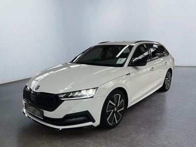 Second-hand Skoda Octavia SportLine 150 CP (110 kW) 2022 Alb Break