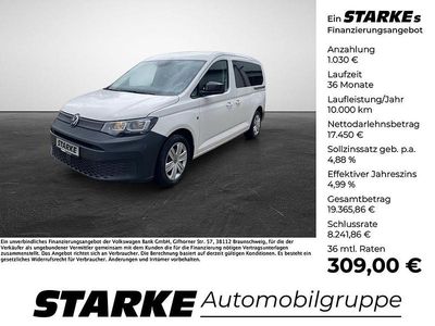 Gebraucht VW Caddy Maxi Basis 102 PS (75 kW) 2021 Weiß Van / Kleinbus