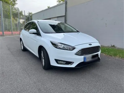 Brugt Ford Focus Titanium 125 HK (91 kW) 2018 Hvid Sedan