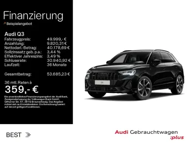 Gebraucht Audi Q3 S-Line 193 PS (141 kW) 2025 Mythosschwarz metallic SUV