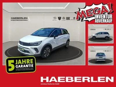 Gebraucht Opel Crossland Elegance 110 PS (80 kW) 2023 Lack weiss banquise/typ aussenverkleidun (metallic) SUV