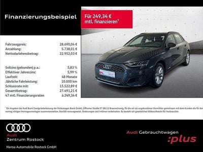 Gebraucht Audi A3 Basis 116 PS (85 kW) 2024 Manhattangrau metallic Limousine
