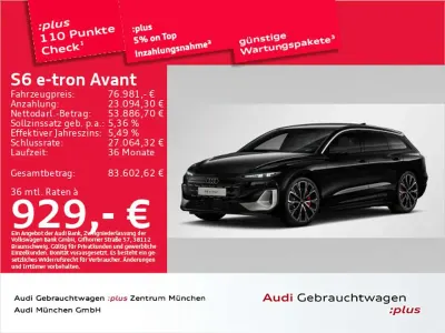 Gebraucht Audi S6 e-tron Sport 369 kW (503 PS) 2025 Mythosschwarz metallic Kombi