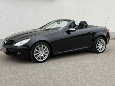 Brugt Mercedes SLK350 272 HK (200 kW) 2006 Sort Cabriolet