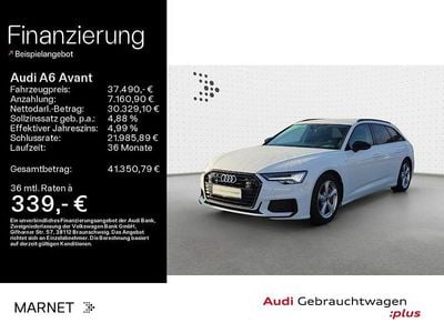 Gebraucht Audi A6 S-Line 367 PS (269 kW) 2022 Gletscherweiß metallic Kombi