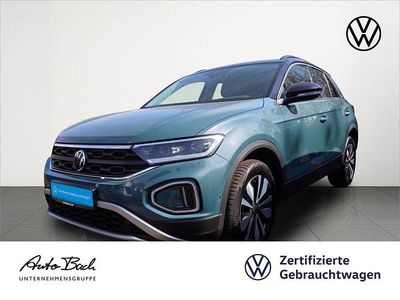 Gebraucht VW T-Roc Goal 150 PS (110 kW) 2025 Petroleum blue metallic/schwar SUV
