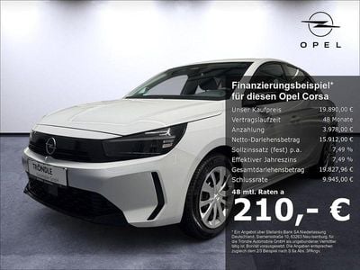 Neu Opel Corsa Edition 101 PS (74 kW) 2025 Weiß (kontur weiß (metallic)) Kleinwagen