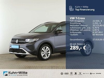 Rauchgrau metallic Gebraucht 2025 VW T-Cross Goal SUV | 22.920 € (Guter Preis)