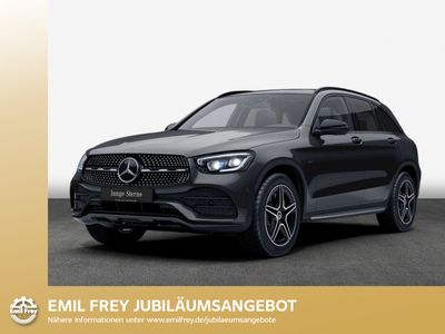 gebraucht Mercedes GLC300e 4M AMG+HUD+High End+AHK+PANO+Sound+