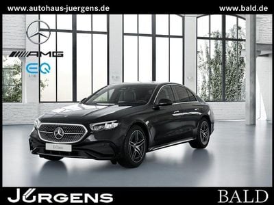 Schwarz obsidianschwarz metallic Gebraucht 2024 Mercedes E200 AMG Limousine | 53.330 € (Fairer Preis)