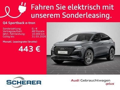 Gebraucht Audi Q4 Sportback e-tron Ambiente 210 kW (286 PS) 2025 Kieselgrau SUV