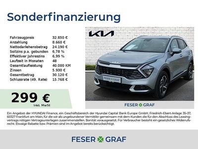 Lunarsilber metallic Gebraucht 2025 Kia Sportage Comfort SUV | 33.599 € (Fairer Preis)