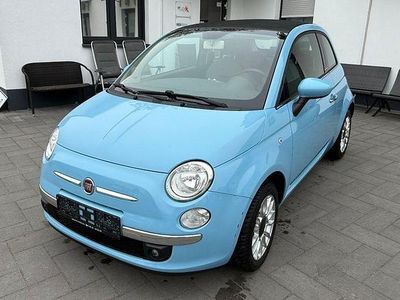 Second-hand Fiat 500 Lounge 69 CP (50 kW) 2013 Albastru Cabrio