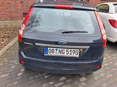 Gebraucht Ford Fiesta Style 60 PS (44 kW) 2007 Blau Kleinwagen