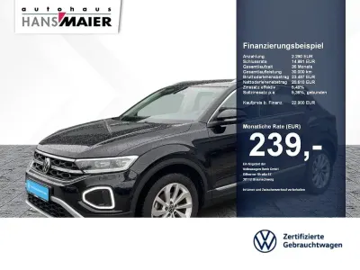 Gebraucht VW T-Roc Style 116 PS (85 kW) 2024 Schwarz SUV