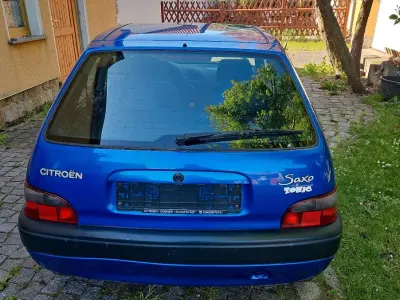 Gebraucht Citroën Saxo 60 PS (44 kW) 1998 Blau Kleinwagen