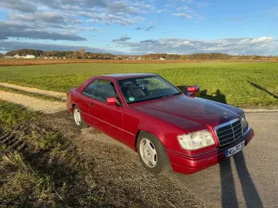 Brugt Mercedes E320 220 HK (161 kW) 1995 Rød Coupe
