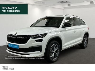 Gebraucht Skoda Kodiaq SportLine 190 PS (139 kW) 2023 Moonweiß perleffekt SUV