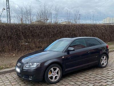 Gebraucht Audi A3 S-Line 160 PS (117 kW) 2008 Schwarz Kleinwagen