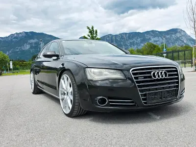 Używany Audi A8 S-Line 351 KM (258 kW) 2011 Czarny Sedan/Limuzyna