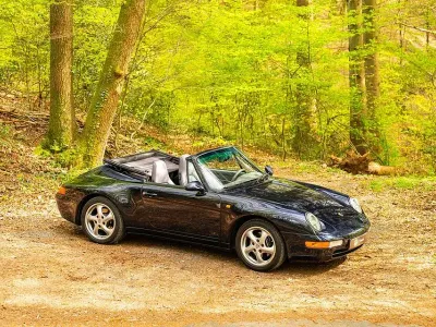 Gebraucht Porsche 993 286 PS (210 kW) 1994 Blau Cabrio