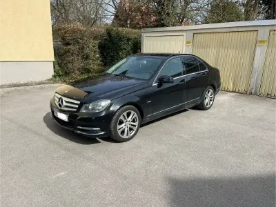 Brugt Mercedes C200 136 HK (100 kW) 2011 Sort Sedan