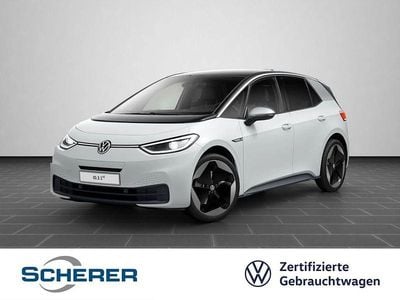 Gebraucht VW ID.3 Pro Performance 150 kW (204 PS) 2021 Gletscherweiß metallic schwarz (metallic) Kleinwagen