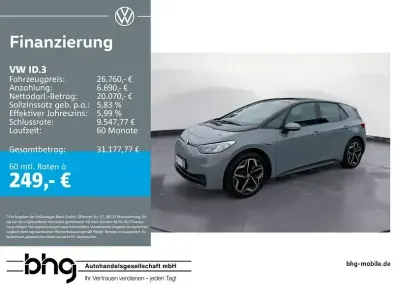 Gebraucht VW ID.3 Pro 150 kW (204 PS) 2023 Mondsteingrau/schwarz Kleinwagen