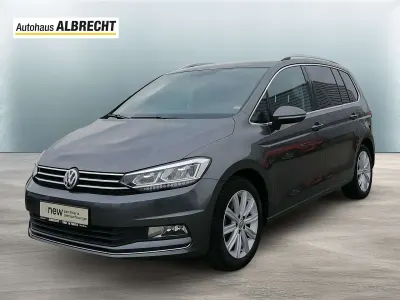 Gebraucht VW Touran Highline 150 PS (110 kW) 2017 Indiumgrau metallic, indiumgra Van / Kleinbus