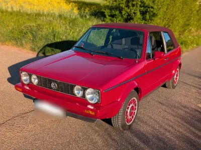 Gebraucht VW Golf Cabriolet 72 PS (52 kW) 1987 Rot Cabrio