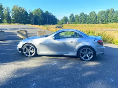 Gebraucht Mercedes SLK55 AMG AMG 360 PS (264 kW) 2005 Silber Cabrio