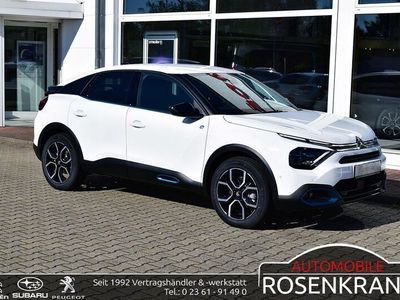 Gebraucht Citroën e-C4 Shine 100 kW (136 PS) 2023 Polar weiß Limousine