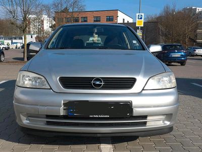 Gebraucht Opel Astra 2001 Silber Kleinwagen