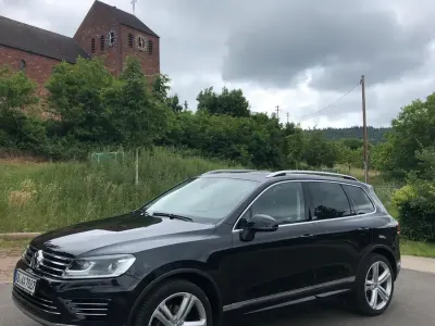 Gebraucht VW Touareg R-line 262 PS (192 kW) 2017 Schwarz SUV