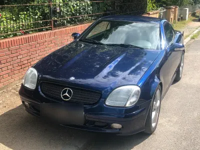 Gebraucht Mercedes SLK320 218 PS (160 kW) 2001 Blau Cabrio